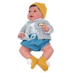 Лялька Antonio Juan Пипо в сірому жакеті 40 см 3305