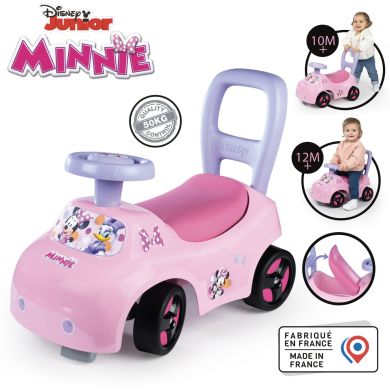 Машина для катания малыша Minni Maus, 54х27х40 см, 10 миc.+ SMOBY TOYS 720544
