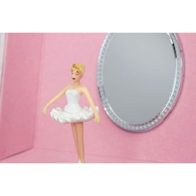 Музыкальная люминесцентная шкатулка Балерина, темно-розовая Trousselier S50974