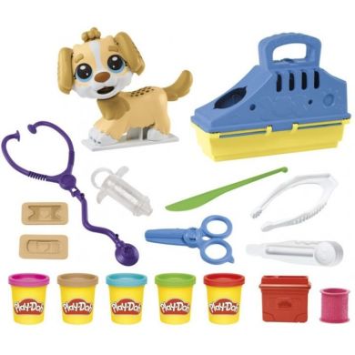 Набір для творчості з пластиліном Play-Doh Прийом у ветеринара F3639