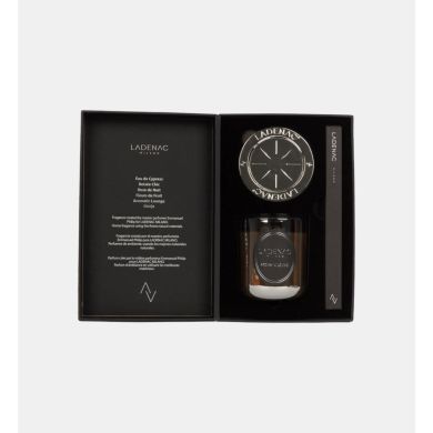 Набор Ladenac Urban Senses Lead Grey AROMATIC LOUNGE свеча 200 г + спички + тарелка Zamak Ladenac 02000100051