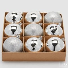 Набор mirrormix 2 ассортимент, шары серебряные 9шт, d8 c5 EDG 6500774A020
