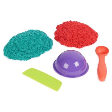 Набір піску для дитячої творчості KINETIC SAND БАРВИСТИЙ ДУЕТ (2 кольори, 680 g, аксес.) 71652