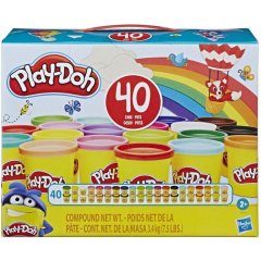 Набор пластилина, 40 баночек Play-Doh E9413.