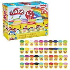 Набор пластилина, 40 баночек Play-Doh E9413.