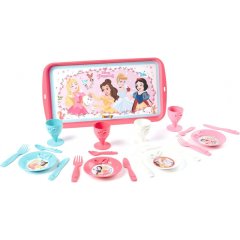 Набор Smoby Toys посуды Disney Princess Полдник с подносом 310575