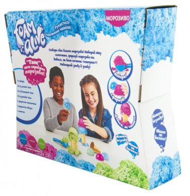Набор с воздушной пеной для детского творчества Foam Alive Мороженое 5907