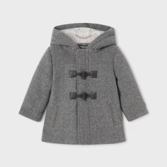 Детское дафлкотное пальто 3A, 74 Mayoral Серый 2.471