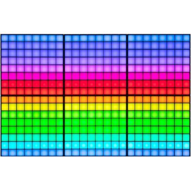 Панель Smart LED Twinkly Squares 1 Starter + 5 Extension RGB IP20 16x16см кабель белый TWQ064STW-07-BEU