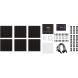 Панель Smart LED Twinkly Squares 1 Starter + 5 Extension RGB IP20 16x16см кабель белый TWQ064STW-07-BEU