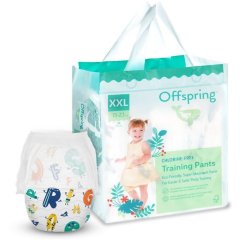 Підгузки-трусики Offspring розмір XXL, 15-23 кг, 24 шт, Літери DP-OI-FAP-XXL24P-ABC 9355465008636, XXL