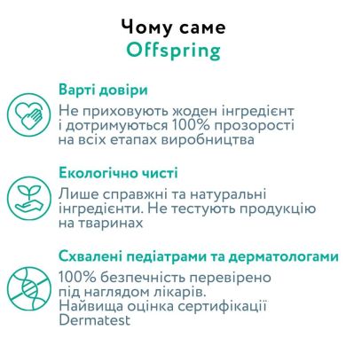 Подгузники-трусики Offspring размер XXL, 15-23 кг, 24 шт, Буквы DP-OI-FAP-XXL24P-ABC 9355465008636, XXL