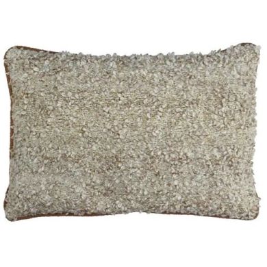 Подушка: поліестер/джут, 60x40 см, бежевий POMAX Brindisi 40646-BEI-15