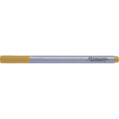 Ручка капиллярная Faber-Castell Grip Finepen 0,4 мм Тёмная охра 22577