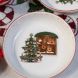 Тарелка xmas елка глубокая, в.4,3 д.20см EDG 7800268A774