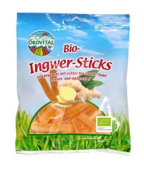 Желейні цукерки Okovital Імбирні органічні 100 г 26940 4038857124026