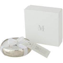 Ароматическая свеча M-Chic, металлическая, серебряная S J-LINE 16138