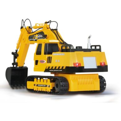 Екскаватор на радіокеруванні J-Matic 1:27 2,4GHz 4+2 канали, жовтий Jamara 404920
