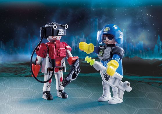 Фигурки Playmobil Космический полицейский и вор 70080