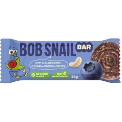 Фруктово-ягодно-ореховый батончик Bob Snail Яблоко-Черница-Кешью-Криспы Киноа 35 г 4820287102534