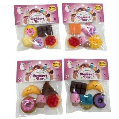 Коллекционные игрушки в наборе Monster Gum mochi squishy Десерт бар T25004
