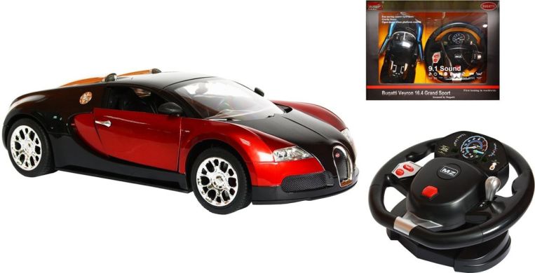 Игрушечная автомодель на радиоуправлении MZ Bugatti Veyron красная 2232T