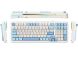 Игровая клавиатура беспроводная MCHOSE K99 Sky Blue Голубой K99-1A