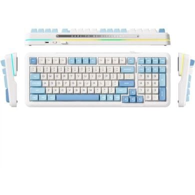 Игровая клавиатура беспроводная MCHOSE K99 Sky Blue Голубой K99-1A