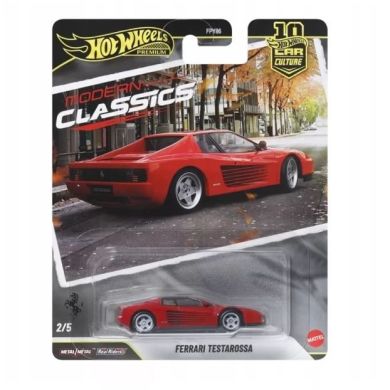 Коллекционная модель машинки Ferrari Testarossa серии Car Culture Hot Wheels JKF00