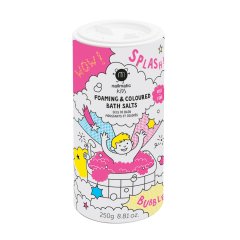 Кольорова пінна сіль Nailmatic для ванни рожева 250 г 722PINKSALTS