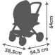 Коляска для куклы Maxi-Cosi 3 в 1. Айвори со съемной люлькой, 55x39x64 см 7600253122