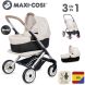 Коляска для куклы Maxi-Cosi 3 в 1. Айвори со съемной люлькой, 55x39x64 см 7600253122