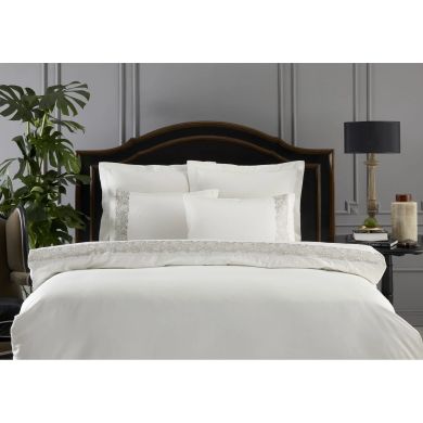 Комплект постельного белья CLEO CREAM-GOLD, евроразмер PEPPERHOME CLEO 0245, евророзмір