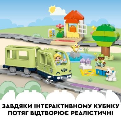 Конструктор Интерактивный приключенческий поезд LEGO DUPLO Town 10427