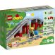 Конструктор LEGO Duplo Town Железнодорожный мост и рельсы, 26 деталей 10872