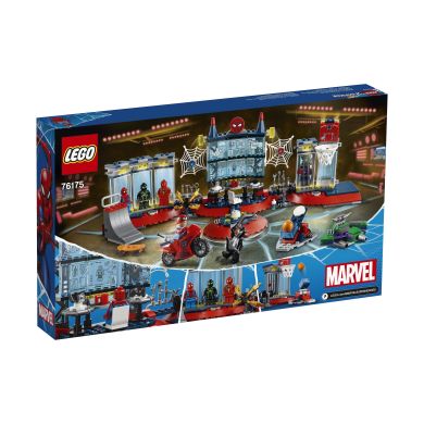 Конструктор LEGO Marvel Super heroes Нападение на мастерскую паука 466 деталей 76175
