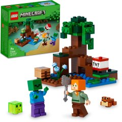 Конструктор LEGO Minecraft Приключения на болоте 65 деталей 21240