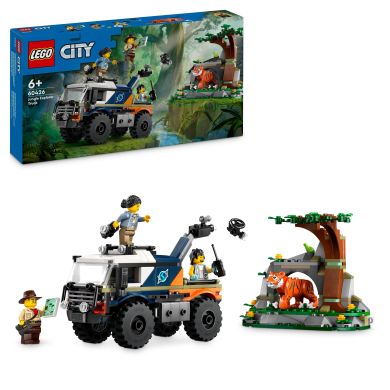 Конструктор Внедорожник для исследования джунглей LEGO City 60426