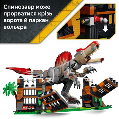 Конструктор Побег спинозавра Lego Jurassic World 820 дет. 77982