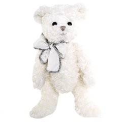 М'яка іграшка Bukowski (Буковскі) Ведмедик з білим бантом, 40см, білий 7340031372015