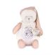 Мягкая игрушка-музыкальный ночник Мишка розовый, 18 см DouDou DC4582