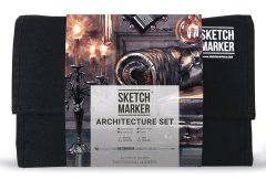 Набір маркерів Sketchmarker Architecture Set, 24 кол. Органайзер SM-24ARCH