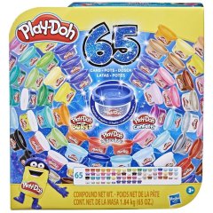 Набір пластиліну, 65 баночок Play-Doh F1528