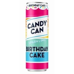 Напиток газированный Candy Can Birthday Cake со вкусом клубники и ванили 330мл ж/б 8718858613670