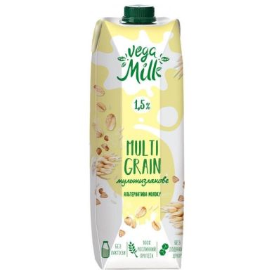 Напій мультизлаковий Vega Milk TPA 0,95 л 1400375 4820192262071