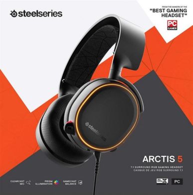 Навушники SteelSeries Arctis 5 Black 2019 Edition 61504