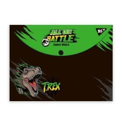 Папка-конверт YES на кнопці A4 Jurassic World 492025