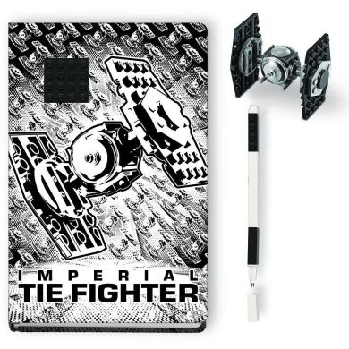 Подарочный набор Star Wars с блокнотом, ручкой, минифигурки TIE Fighter LEGO 4005063-52527
