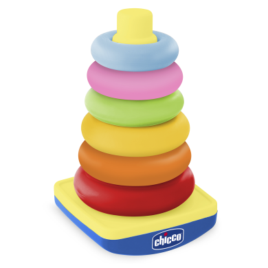 Развивающая игрушка Chicco Башня 07423.50, Разноцветный
