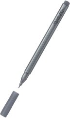 Ручка капілярна Faber-Castell Grip Finepen 0,4 мм Тепло-сірий 22575